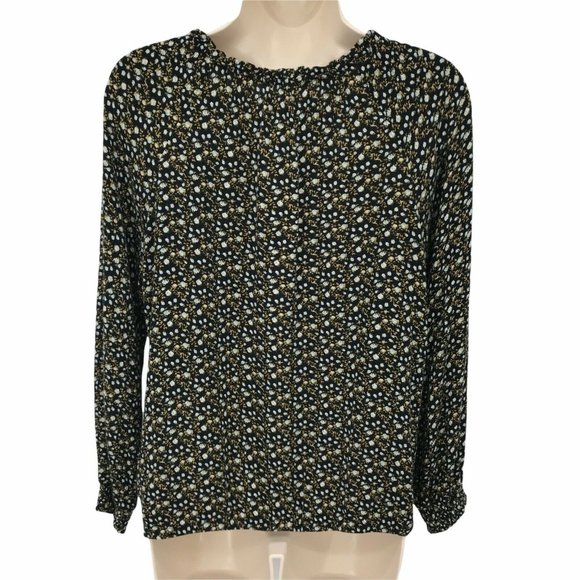 Maurices Floral Button Front Blouse Top S - Picture 2 of 6